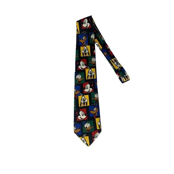 BALANCINE INC. Disney Neck Tie Mickey Mouse Goofy Pluto Donald
Duck - Picture 1 of 3